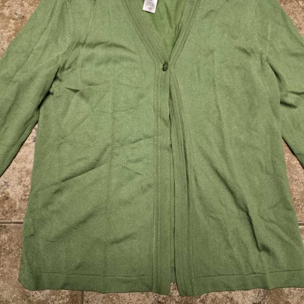JONES NEW YORK Collection One Button Cardigan size small - Picture 2 of 3